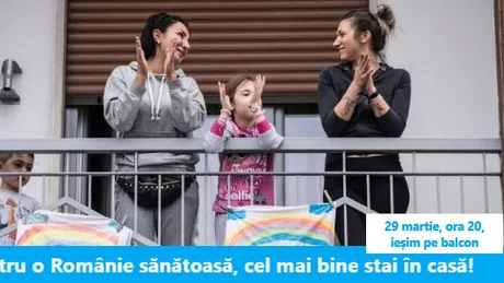 Mai mulţi tineri ieşeni au demarat o campanie intitulată Pentru o Românie sănătoasă cel mai bine stai în casă