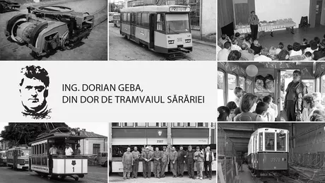 Eveniment dedicat aniversării a 122 de ani de la apariția tramvaiului electric la Iași. Comemorare făcută restauratorului Dorian Geba