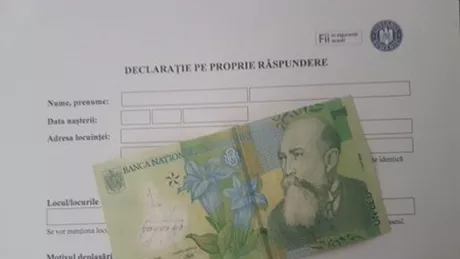 Romanii sunt afacerişti Magazinele dintr-o localitate din Vrancea vând declaraţii pe propria răspundere