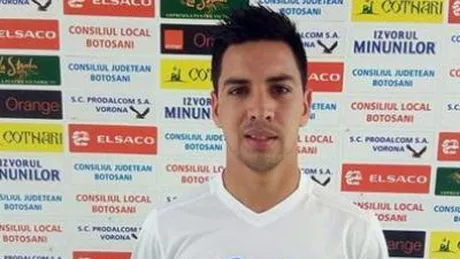 Căpitanul echipei FC Botoșani depistat cu coronavirus Jonathan Rodriguez confirmat cu noul coronavirus