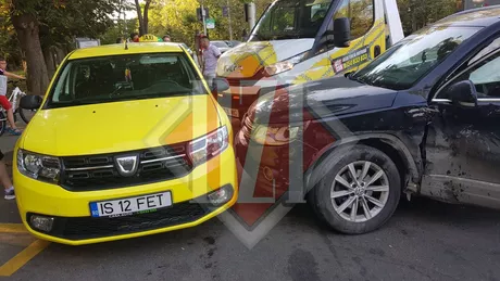 Accident rutier cu victime în zona Copou din Iași Exclusiv - Galerie Foto Live Video