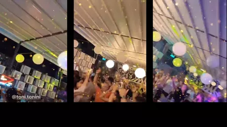 Clubul Fratelli nu respecta distanţarea socială Tinerii s-au înghesuit la o petrecere - VIDEO