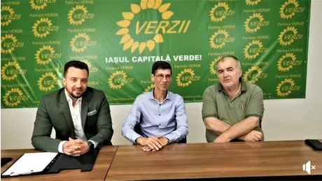 Florin Călinescu președintele Partidului Verde a anunțat candidații la Primăria Iași și Consiliul Județean Iași - FOTO VIDEO