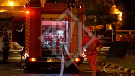 Incendiu la magazinul Romstal din Iași. A fost pericol de explozie Exclusiv - Galerie Foto Live Video