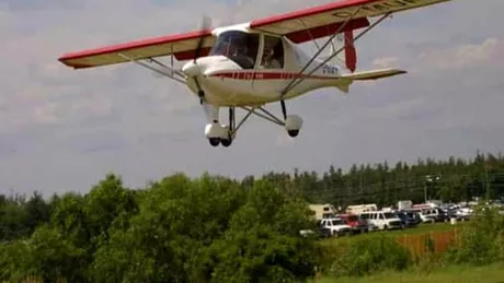 Un avion a aterizat forțat în Delta Dunării