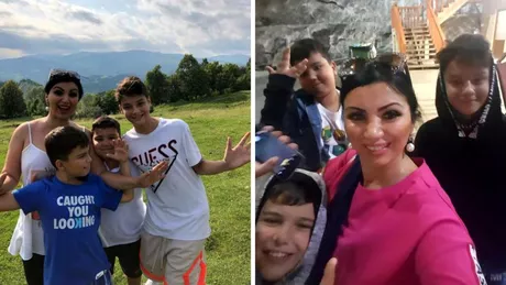 Adriana Bahmuțeanu a făcut circ la poarta lui Prigoană din cauza copiilor