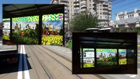 Stațiile de transport public din Iași sunt personalizate cu imagini din oraș. Peste 100 de stații ale CTP Iași sunt înfrumusețate în cadrul proiectului