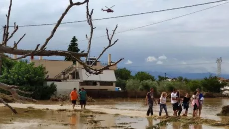 Dezastru de proporții în Grecia Insula Evia a fost lovită de inundații