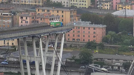 Noul pod din Genova va fi astăzi inaugurat