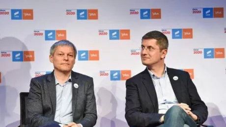 Dan Barna și Dacian Cioloș după negocierile de la Cotroceni Vor o coaliție de centru dreapta cu un mandat de patru ani