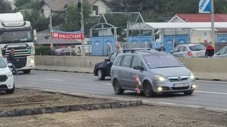 Accident rutier în Valea Lupului Au fost implicate două autoturisme