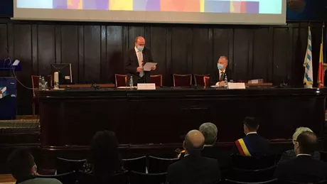 Ceremonia aniversară 160 de ani de învățămant universitar modern în România organizată de universitățile Alexandru Ioan Cuza și Națională de Arte George Enescu la Iași - LIVE VIDEO FOTO