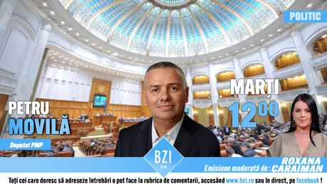 LIVE VIDEO - Start alegerile parlamentare 2020. Deputatul Petru Movilă prezintă noile proiecte ale PMP pentru viitorul mandat legislativ din Parlamentul României - FOTO