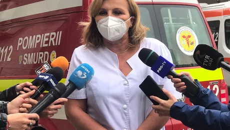 Prof. dr. Diana Cimpoeșu şefa UPU SMURD din Iaşi despre cele trei containere încălzite montate în locul corturilor la Spitalul Sf. Spiridon Iași - FOTO VIDEO