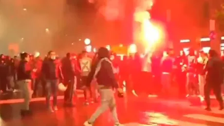 Proteste violente împotriva restricțiilor în Italia - FOTO  VIDEO