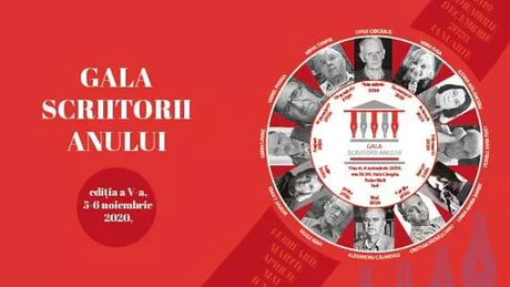 Gala Scriitorii Anului 2020 la Iași organizată într-o formulă inedită și în parteneriat cu Uniunea Scriitorilor din România