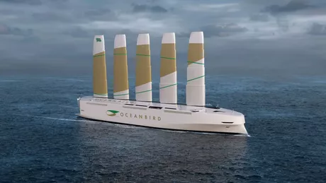 Noul transportator auto din Suedia este cea mai mare navă eoliană din lume - FOTO VIDEO