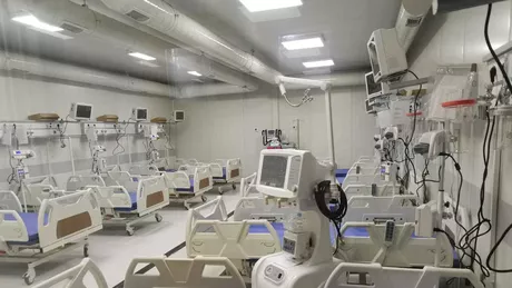 Secţia ATI de la spitalul mobil suport Covid-19 de la Leţcani s-a deschis - Update