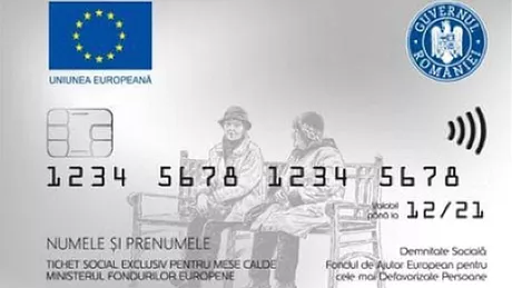 Sute de pensionari și persoanele fără adăpost din județul Iași primesc carduri pentru mese calde