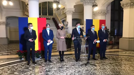 Conferință de presă la Palatul Culturii din Iași. Vicepremierul Raluca Turcan ministrul Marcel Boloș și alții prezenți - LIVE VIDEO GALERIE FOTO
