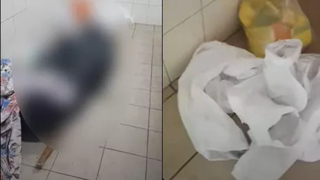 Imagini șocante la morga spitalului din Horezu Fiecare își ia mortul pe care îl vrea - FOTO VIDEO