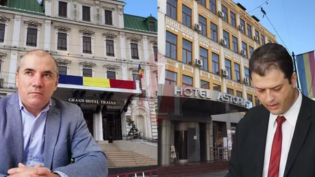 Hotelurile Traian și Astoria din Iași au fost închise Scandal de proporții între afaceriștii Cristian Stanciu și Vasile Pușcașu. Clienții au fost dați afară din camere - FOTOVIDEO