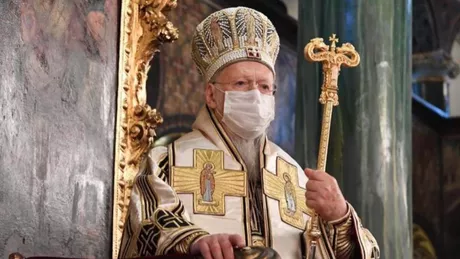 Patriarhul Ecumenic Bartolomeu s-a vaccinat public anti-COVID-19 El vrea să fie un exemplu pentru credincioși