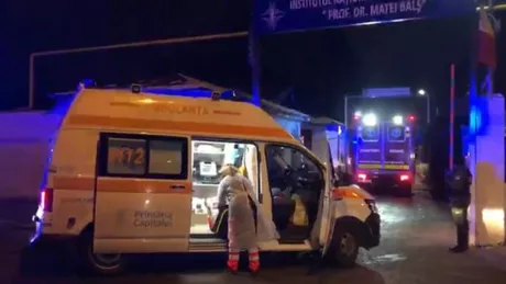 Incendiu devastator la Institutul Matei Balş din Bucureşti Mai multe persoane au murit şi sute de pacienţi au fost evacuaţi - FOTO VIDEO