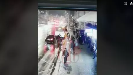 Răpire ca-n filme în centrul Clujului A fost târât în BMW dar de disperare a sărit - VIDEO