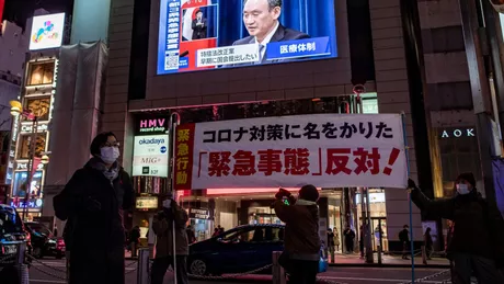 Japonia intră pentru a doua oară în stare de urgență