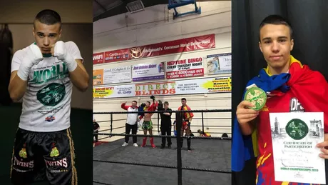 Marko Dusinchi practică kickboxingul de la vârsta de 9 ani Are un palmares impresionant cu foarte multe turnee naționale câștigate. Vrea să ajungă în Statele Unite ale Americii - FOTO