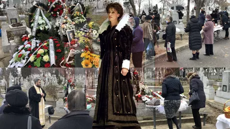 Mezzosoprana Maria Macsim Nicoară aplaudată la scenă deschisă în cimitirul Sfinții Apostoli Petru și Pavel din Iași. Vocea artistei s-a auzit lângă mormântul ei. Ultimul spectacol jucat din Rai EXCLUSIV FOTO-VIDEO