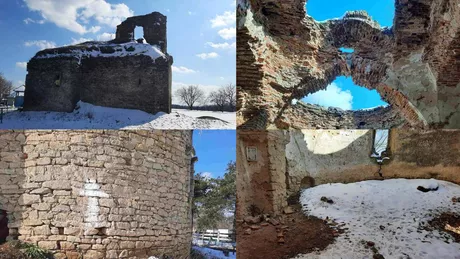 Imagini de groază Una dintre cele mai vechi construcții istorice din România aflată lângă orașul Iași la un pas de prăbușire - GALERIE FOTO EXCLUSIV