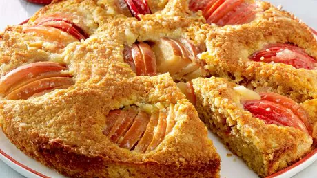 Prăjitură cu mere și fulgi de ovăz - Desert de zile mari