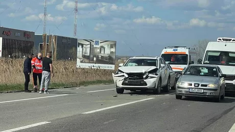 Accident rutier în zona Metro din Iași Au fost implicate patru autoturisme - EXCLUSIV FOTO UPDATE VIDEO