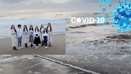 Atenție Videoclip ce vă poate afecta emoțional Hitul anului 2021 vine de la Iași Virusul este înfrânt O trupă a cântat imnul COVID-19 și a filmat un videoclip pe malul mării - FOTO-VIDEO