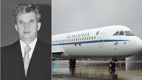 Avionul personal folosit de Nicolae Ceaușescu a fost scos la licitație Care este preţul de pornire - GALERIE FOTO