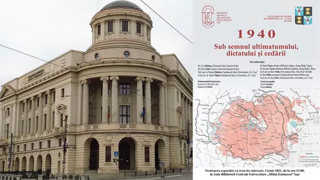Expoziție și dezbatere istorică la Biblioteca Centrală Universitară Mihai Eminescu din Iași. În prim-plan este evenimentul care a marcat pentru totdeauna România