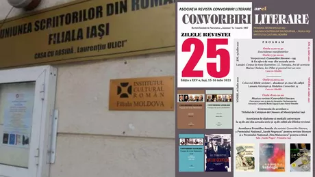 Premiile Revistei Convorbiri Literare organizate de Uniunea Scriitorilor din România filiala Iași