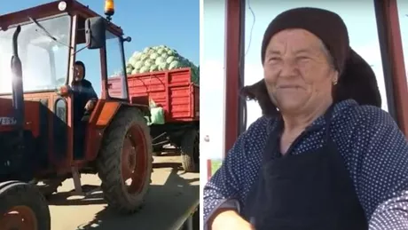 Bătrâna care conduce un tractor la 82 de ani a uimit pe toată lumea. Ce face zilnic cu utilajul agricol