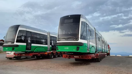 Primele tramvaie Pesa au ajuns la Iași În următoarele săptămâni vor ajunge și cele produse de Bozankaya din Turcia - GALERIE FOTO
