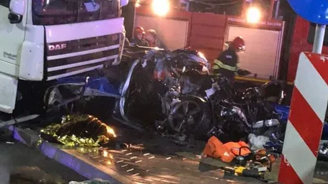 Incă o tragedie pe drumul morţii E85 Accident rutier grav soldat cu trei persoane decedate - FOTO VIDEO