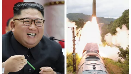 Coreea de Nord a publicat primele imagini din trenul Apocalipsei şi a confirmat testele nucleare din regiune - FOTO
