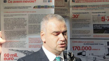 Disperarea senatorului USR Marius Bodea Campanie electorală în scările de bloc din municipiul Iași. Și-a asumat un proiect de trafic deja implementat de Primărie- FOTO