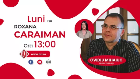 LIVE VIDEO - Ovidiu Mihăiuc purtătorul de cuvânt al Prefecturii Iași este prezent în studioul BZI LIVE pentru a abordata subiecte legate de situația actuală generată de pandemia de coronavirus - FOTO