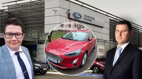 Client păcălit la service-ul auto ATI Motors Holding din Iași Gabriel Crăciun a cheltuit 24.000 de euro pe un Ford Focus și se uită de pe geam la mașina lăsată în parcare. Patronul Marius Manolache are vânzări de 15 milioane de euro - FOTO  VIDEO