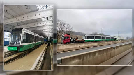 Al 15-lea tramvai PESA a ajuns sâmbătă la Iași Următoarea livrare este programată până pe 1 ianuarie 2022