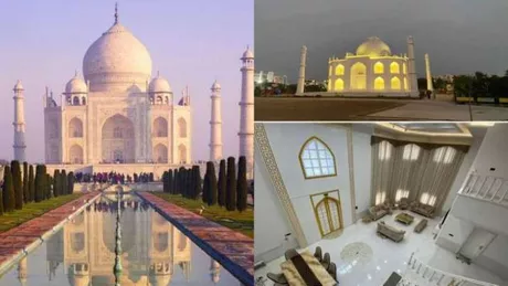 O soție a primit un cadou de neegalat. Soțul i-a construit o casă după modelul Taj Mahal