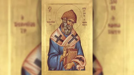 Sărbătoare în Biserica Ortodoxă Română Creștinii îl cinstesc pe Sfântul Spiridon făcătorul de minuni