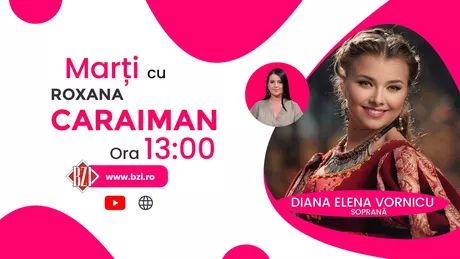 LIVE VIDEO - O voce tânără se face cunoscută la Opera Națională Română Iași Soprana Diana Elena Vornicu vorbește la BZI LIVE despre debutul pe scena instituției lirice
